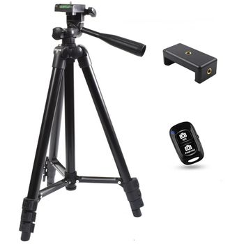 53-Inch Aluminum Alloy Phone Tripod - Image 2